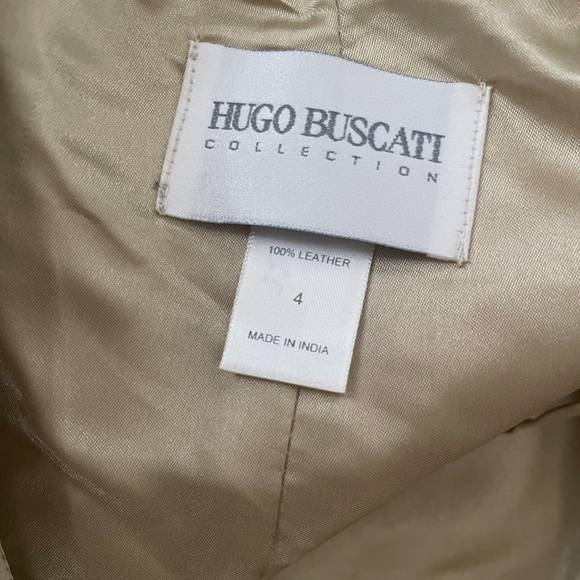 Vintage Leather Beige Halter Top BN - Picture 5 of 8